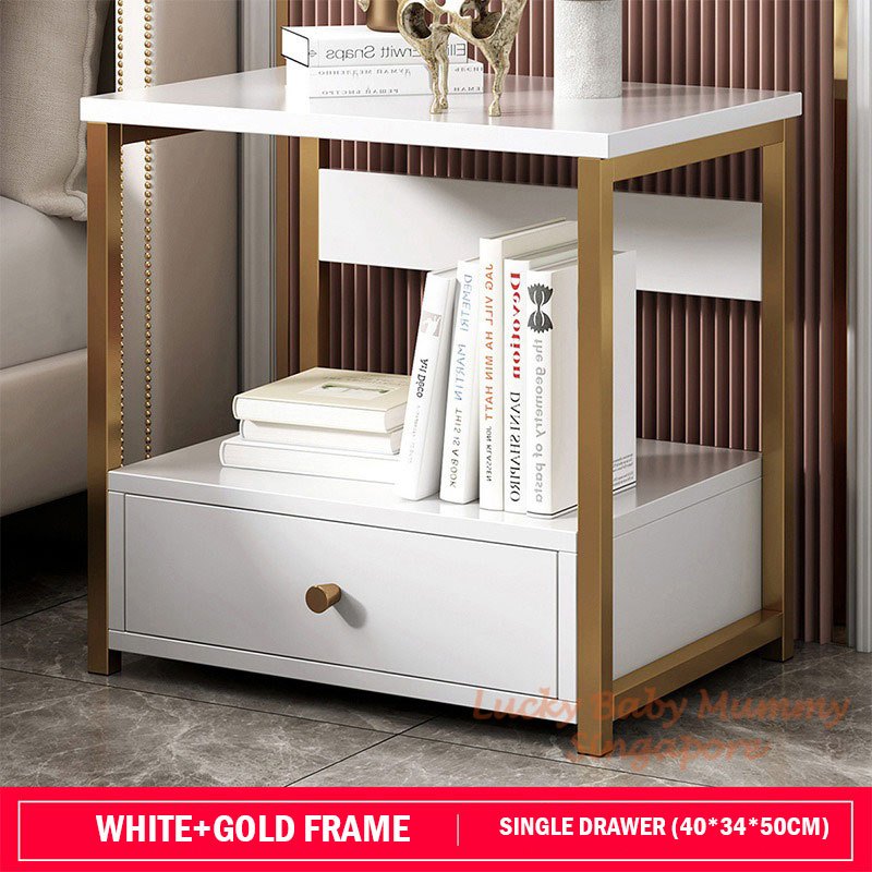 Nordic Bedside Table with Drawer