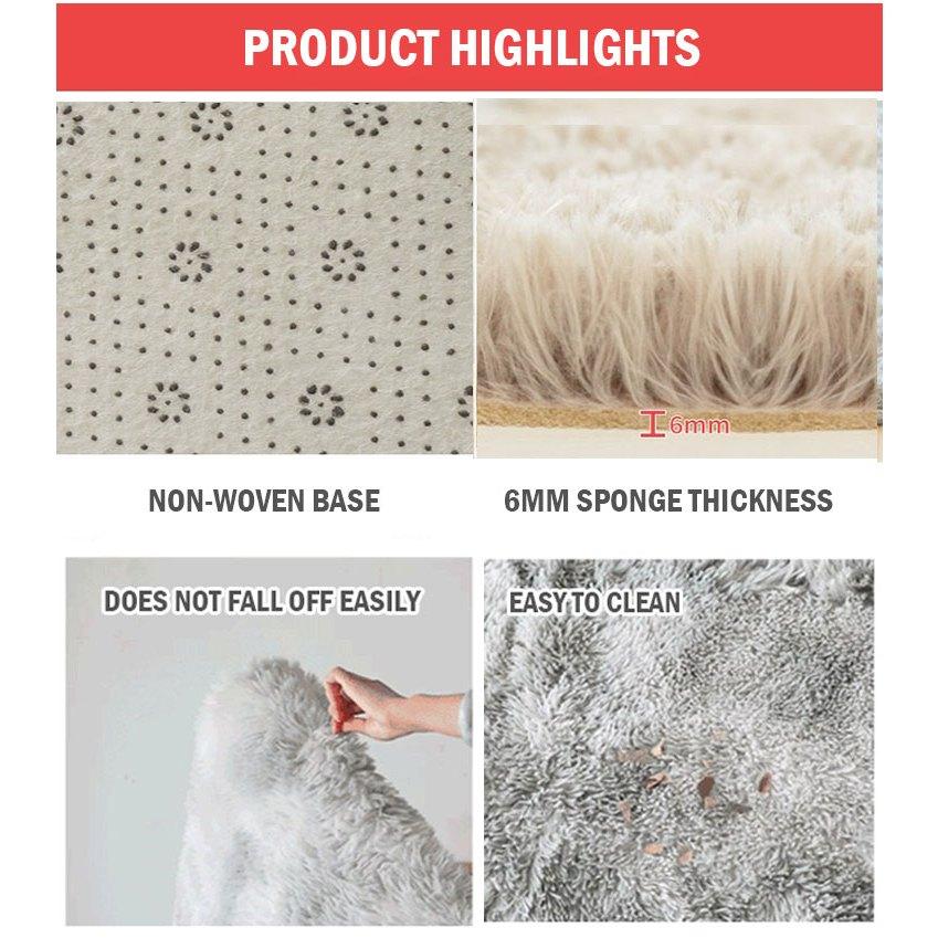 Nordic Tie Dyed Fluffy Carpet