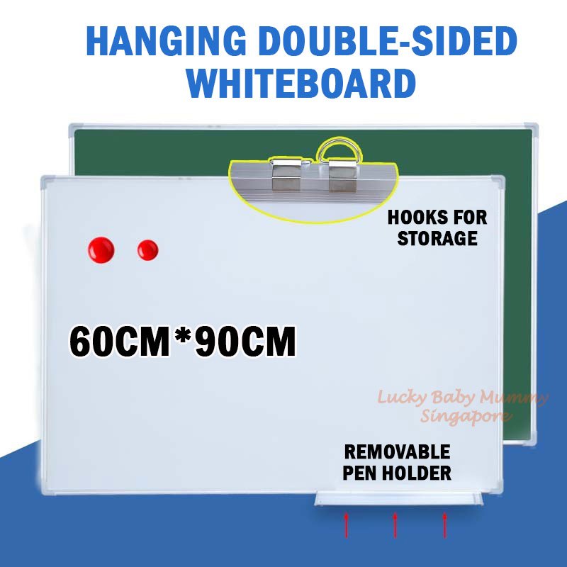 Standing/ Hanging Double-Sided Magnetic Whiteboard