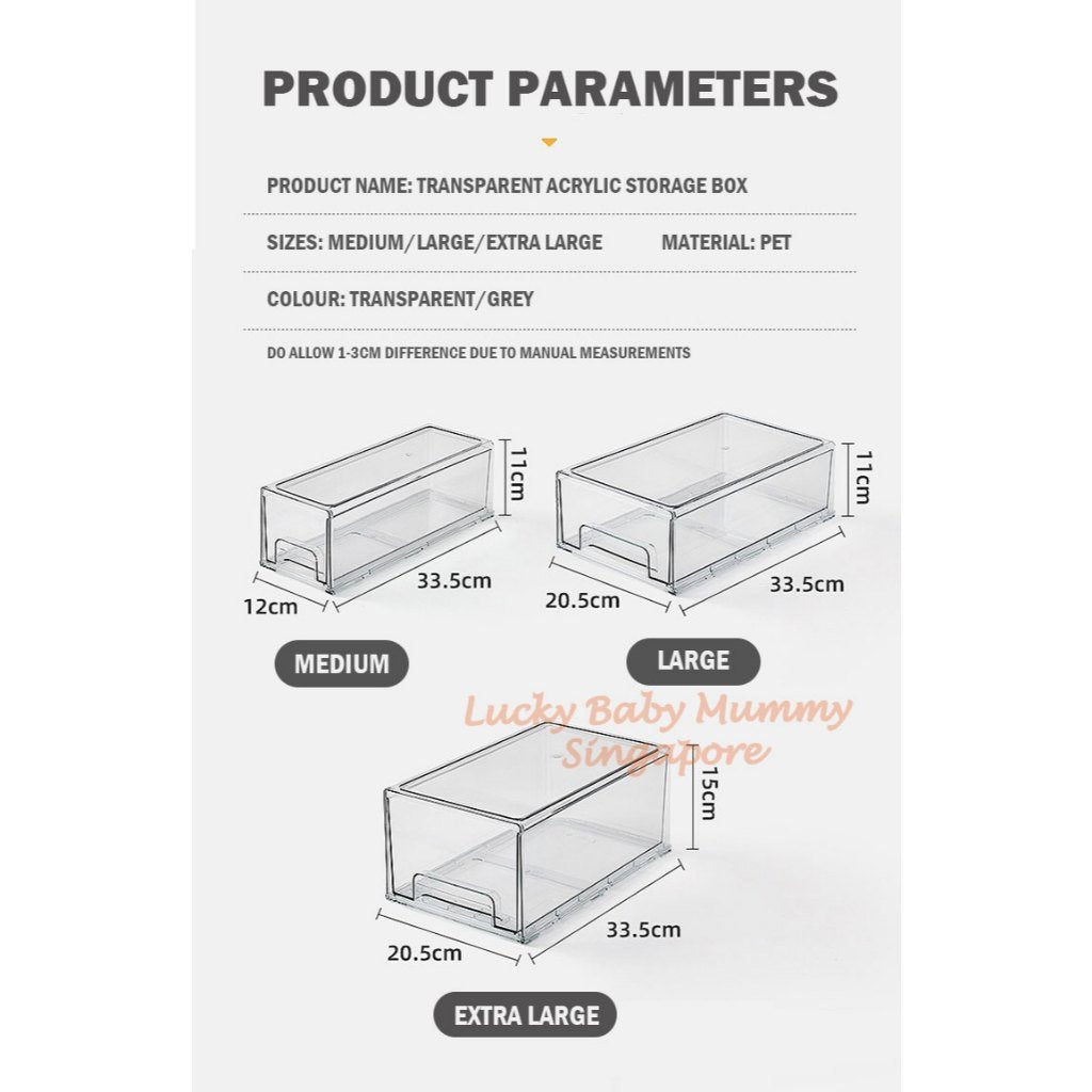 Stackable Drawer Storage Box
