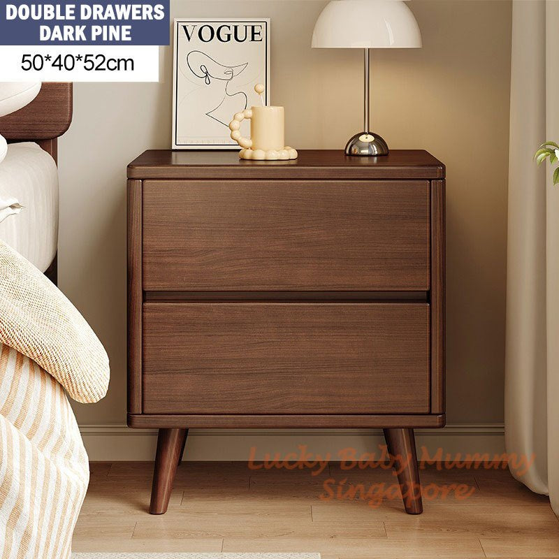 Stylish Multi-Layer Bedside Cabinet with Drawers