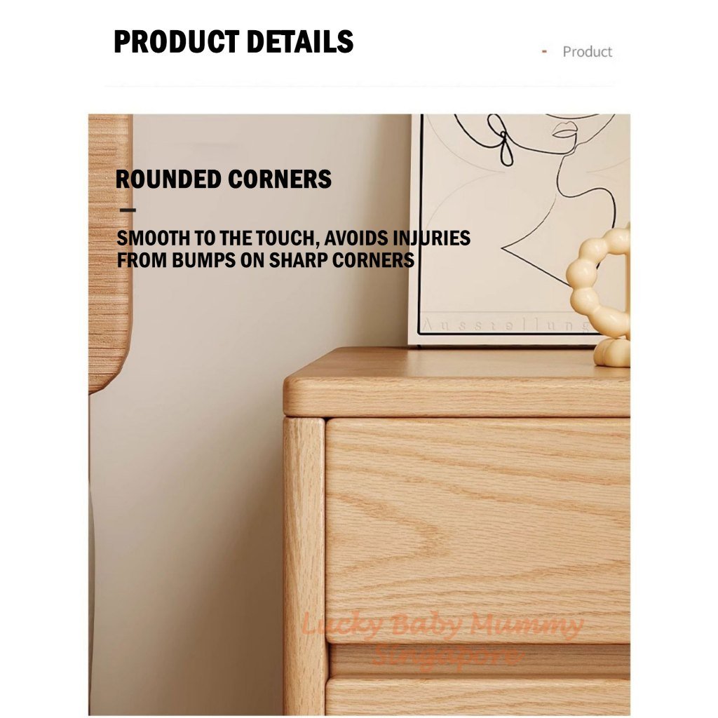 Stylish Multi-Layer Bedside Cabinet with Drawers