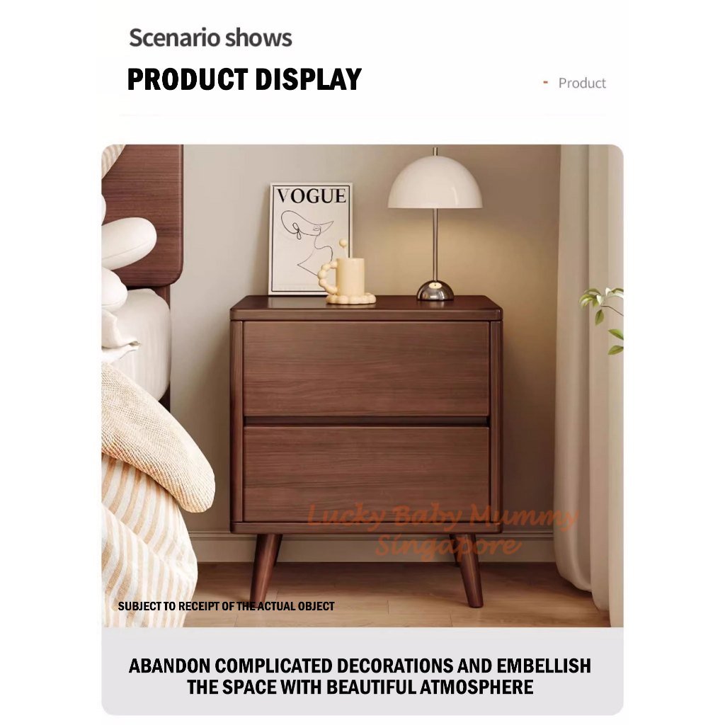 Stylish Multi-Layer Bedside Cabinet with Drawers