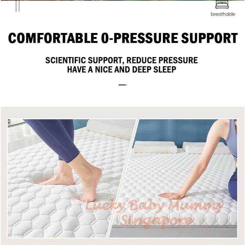 Soy Latex Fiber Mattress Memory Foam Cotton Single Queen King Foldable Antibacterial Household Bedding