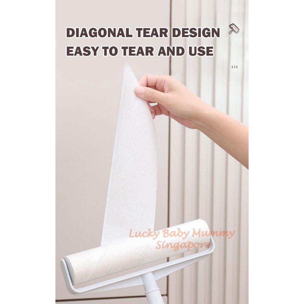 19cm/24cm Long Sticky Lint Roller Mop