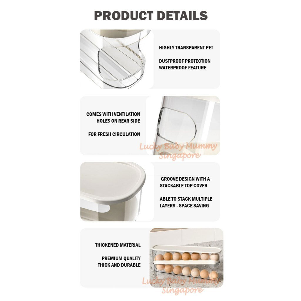 Rolling Automatic Double Layer Egg Dispenser