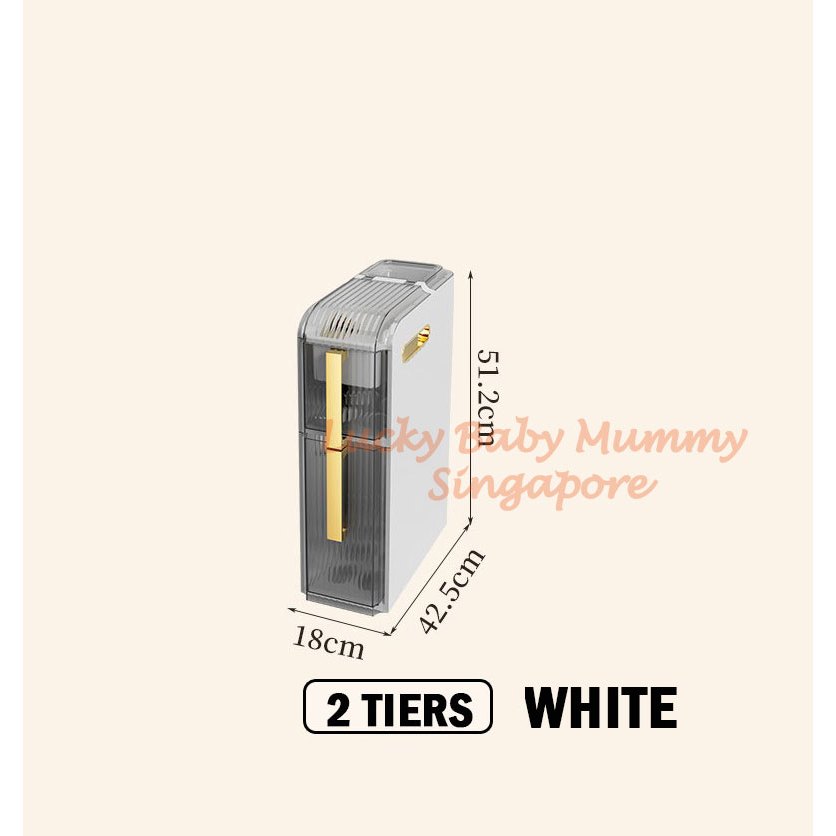 Modern Slim Drawer Storage Rack