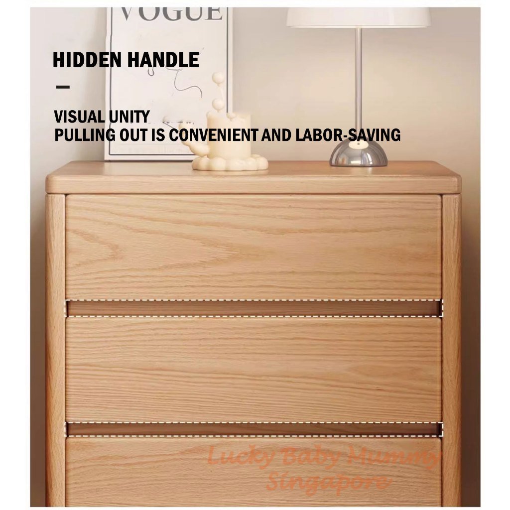 Stylish Multi-Layer Bedside Cabinet with Drawers