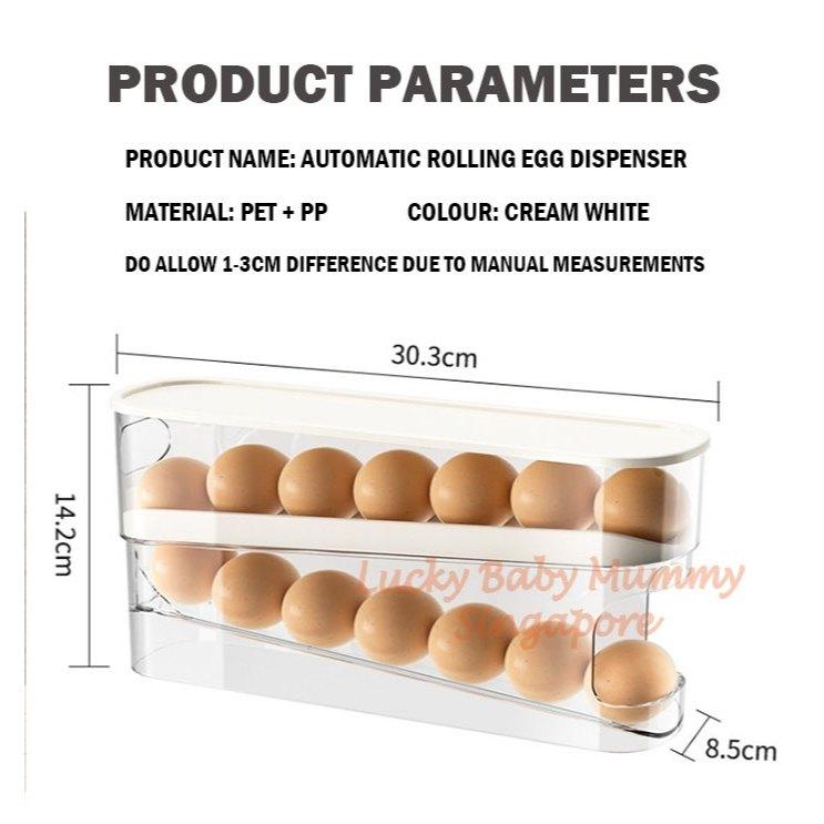 Rolling Automatic Double Layer Egg Dispenser