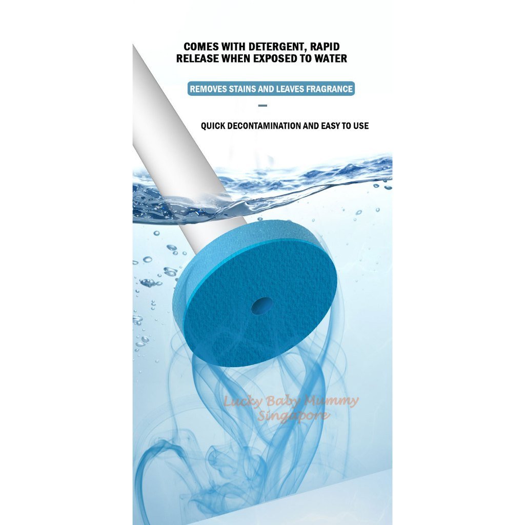 Ecoco Disposable Toilet Brush With Holder