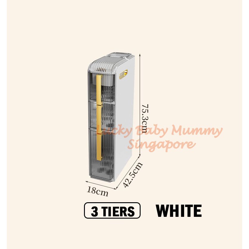 Modern Slim Drawer Storage Rack