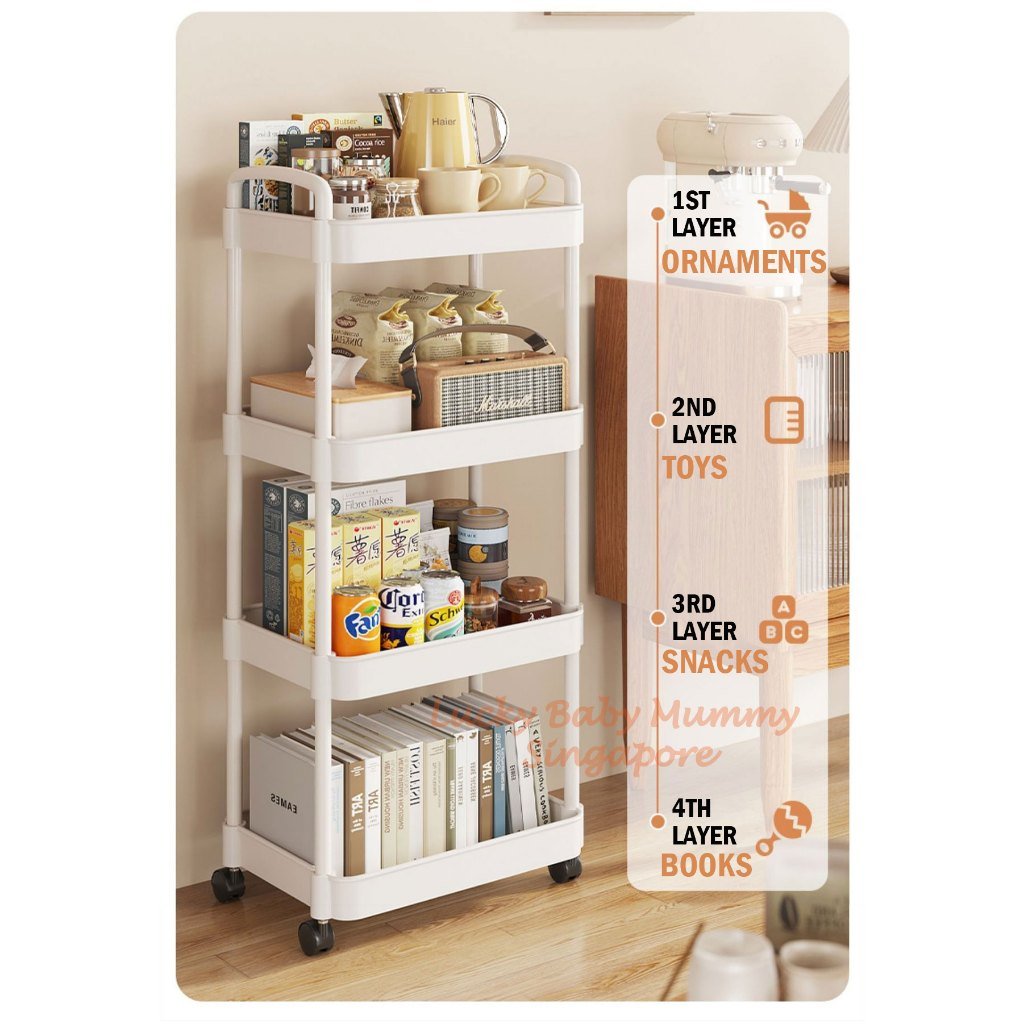 Storage Trolley with Handle