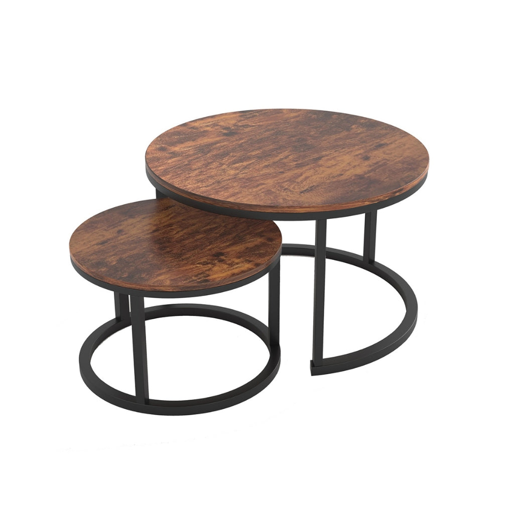 Prime 2 in 1 Round Coffee Table Set