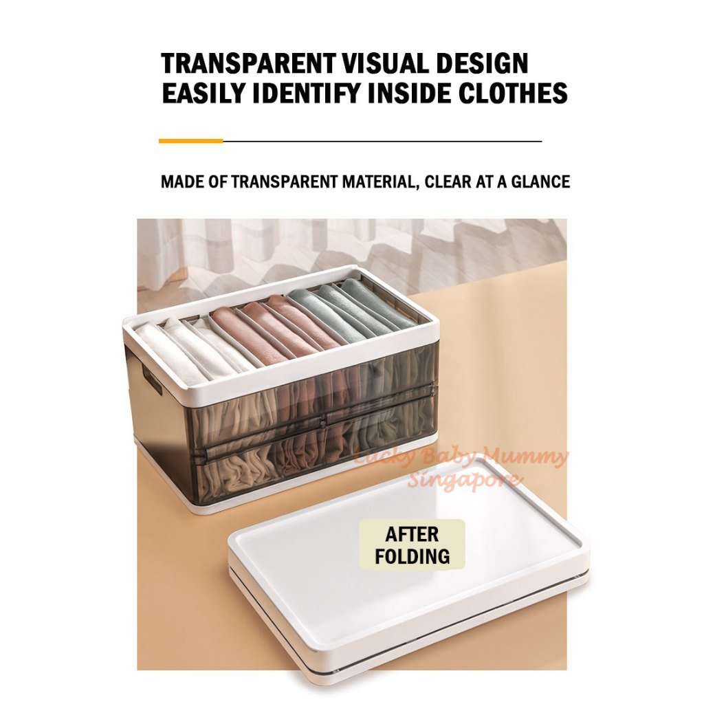 Stackable Pull-Out Storage Box with Removable Divider