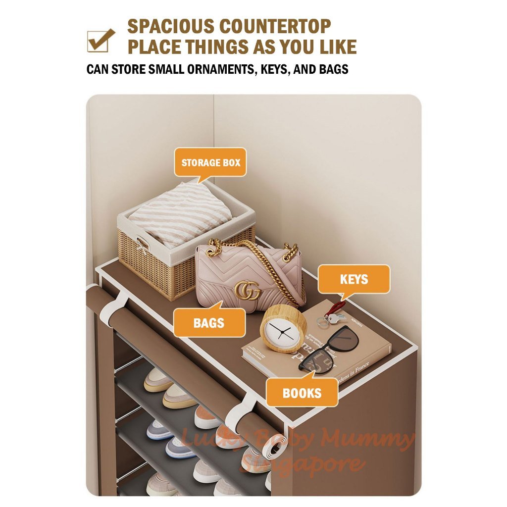 Dust-proof Shoe Rack with Cover