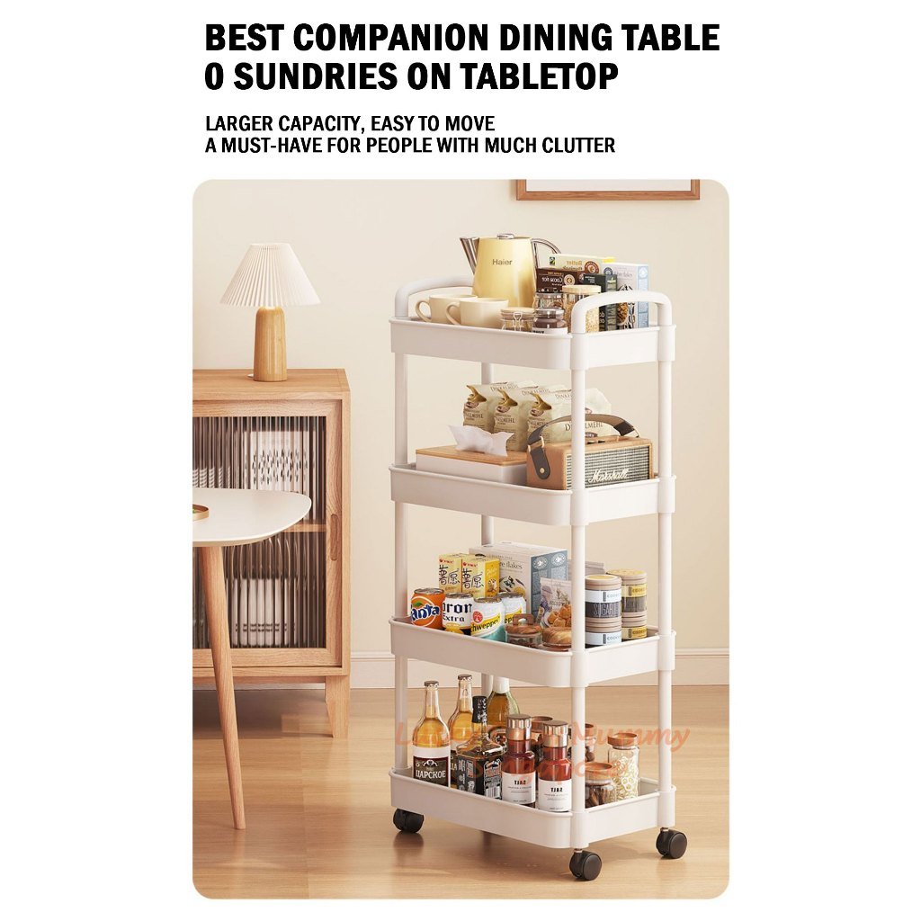 Storage Trolley with Handle