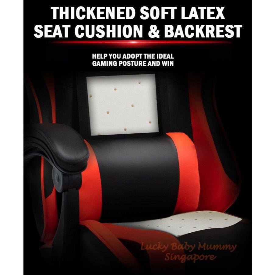 Ergonomic Gaming Chair with Foot Rest