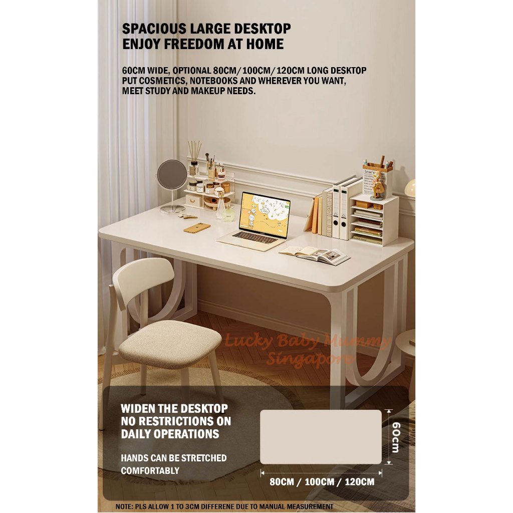 Nordic Minimalist Study Table