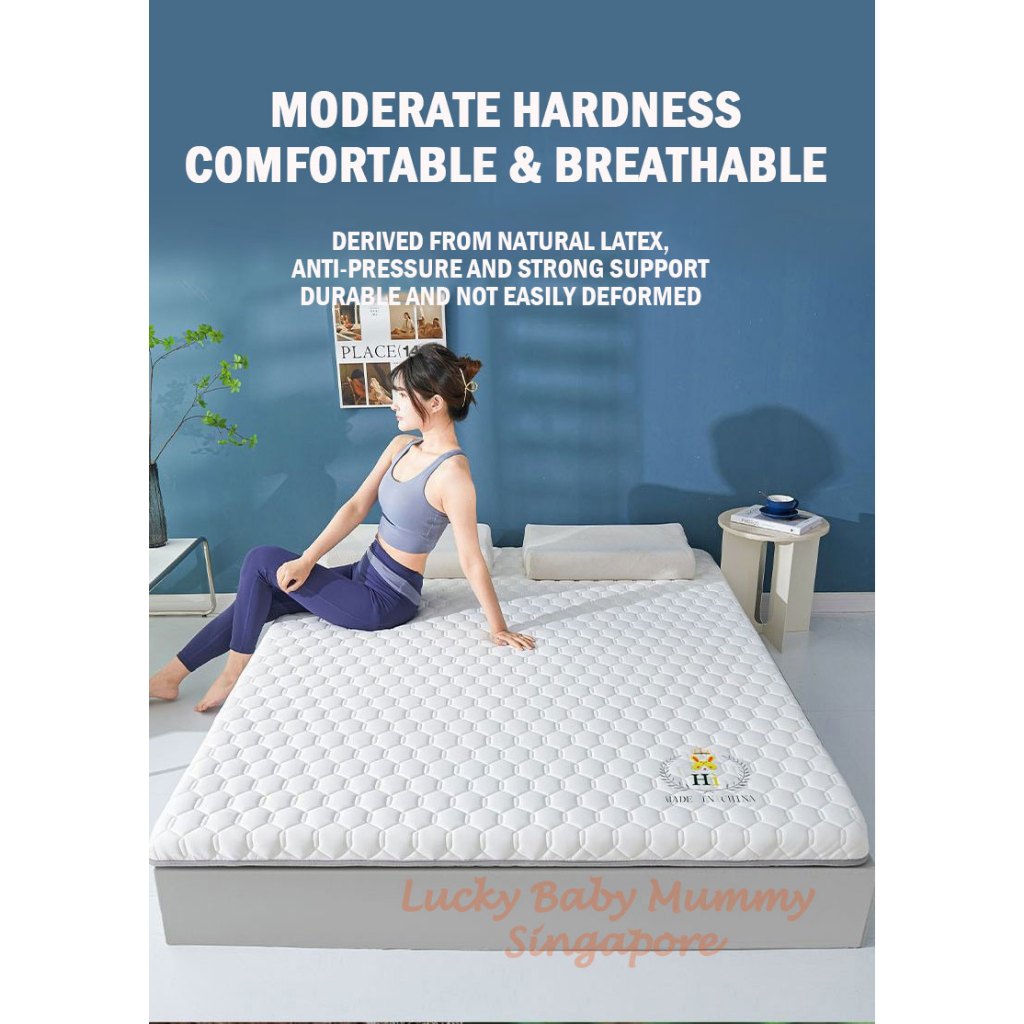 Soy Latex Fiber Mattress Memory Foam Cotton Single Queen King Foldable Antibacterial Household Bedding