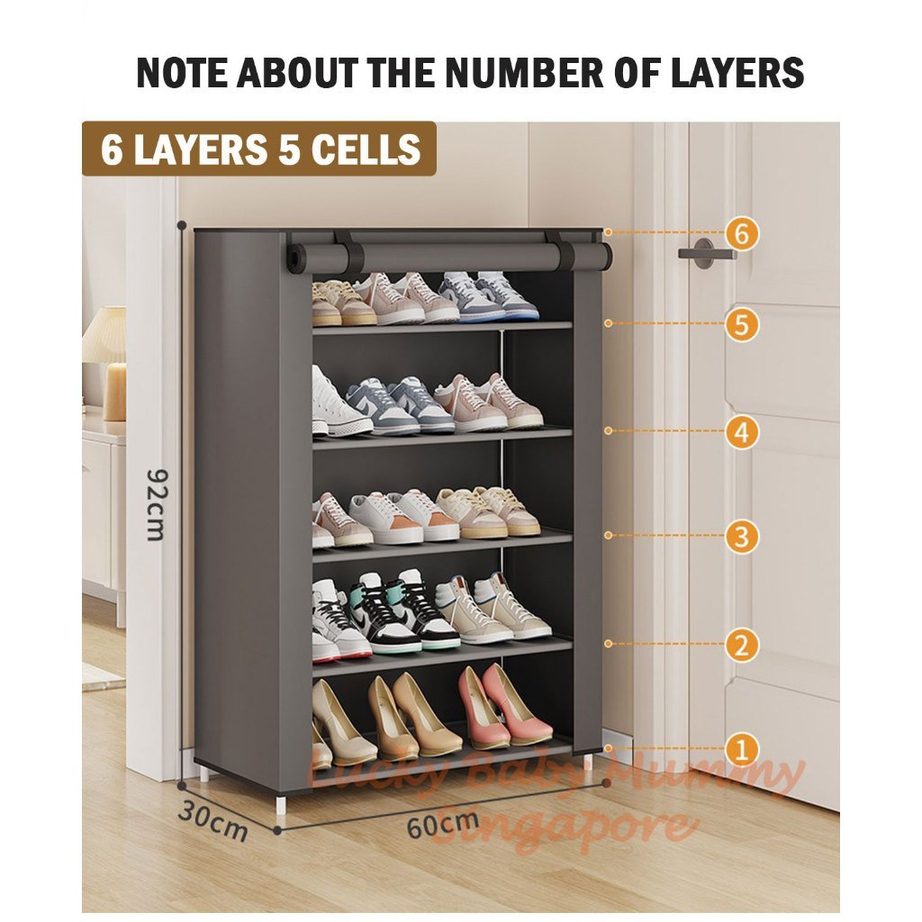 Dust-proof Shoe Rack with Cover