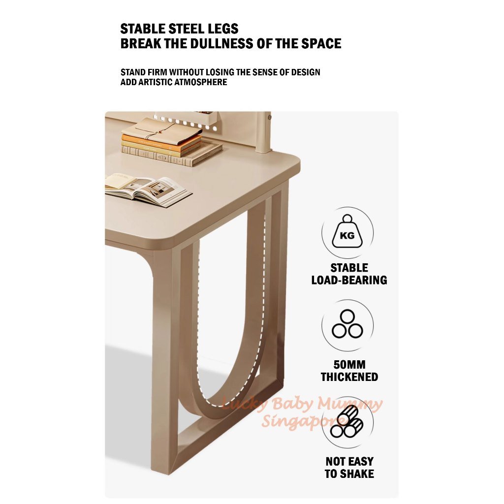 Nordic Minimalist Study Table