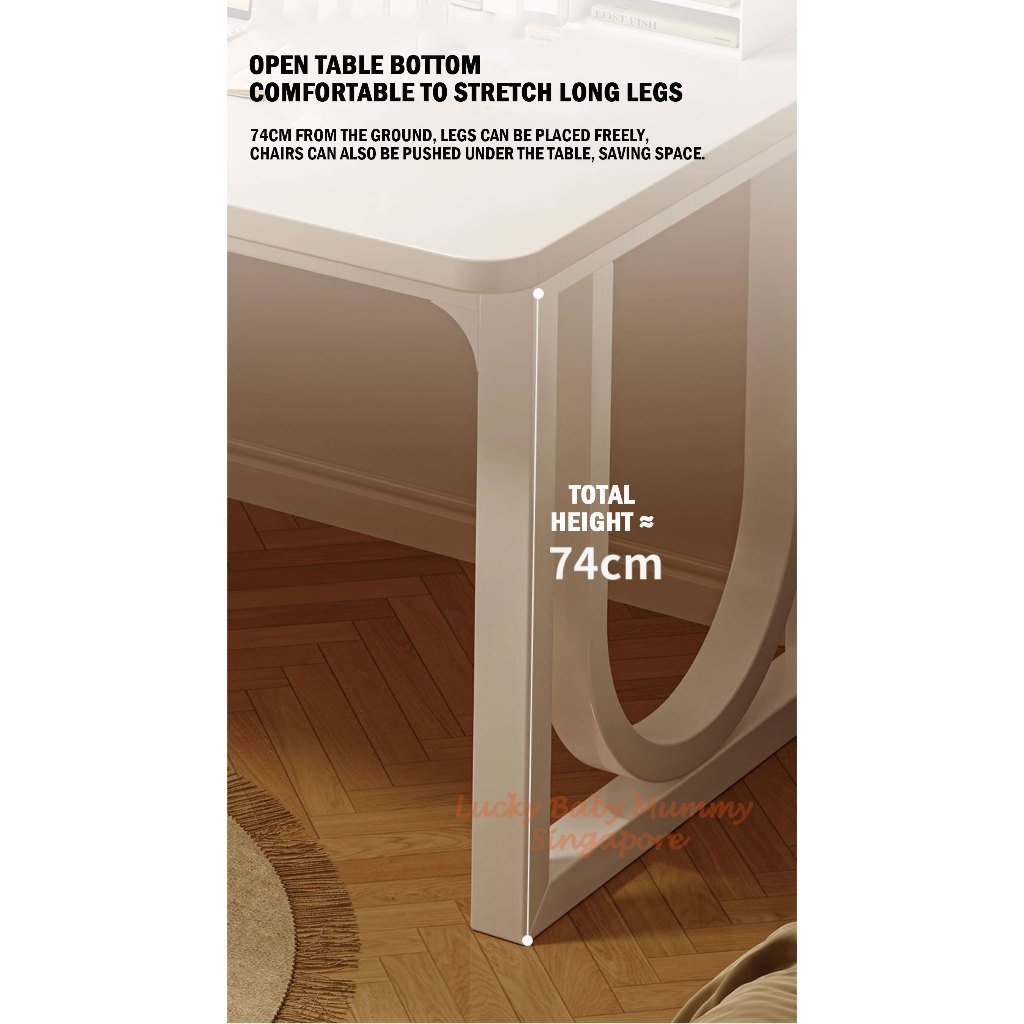 Nordic Minimalist Study Table