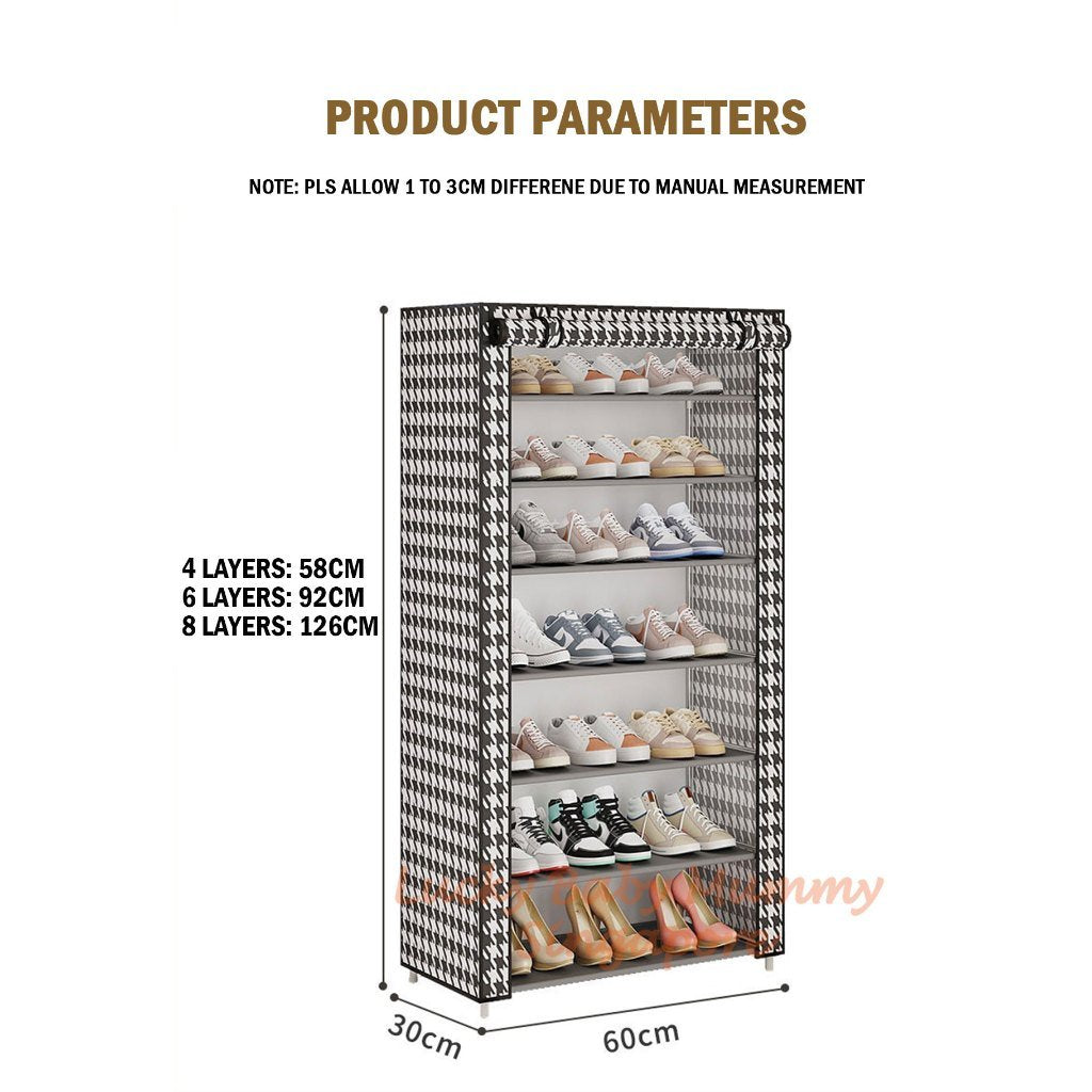 Dust-proof Shoe Rack with Cover