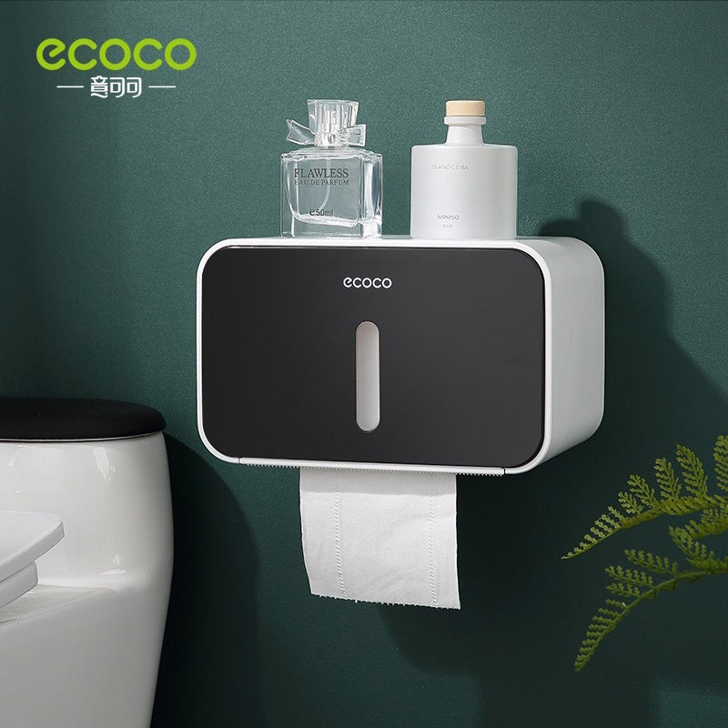 Ecoco Waterproof Tissue Holder Box Wall Mounted