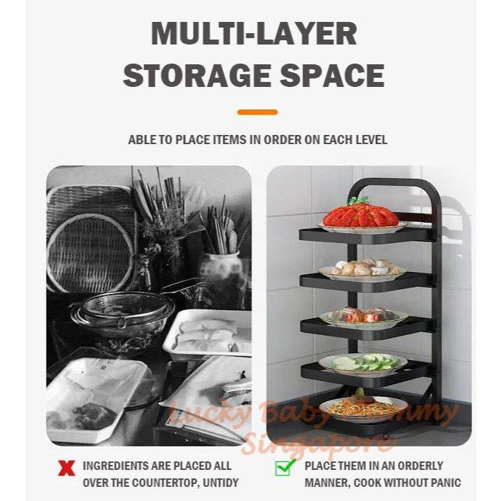 Kitchen Tabletop Side Dish Rack