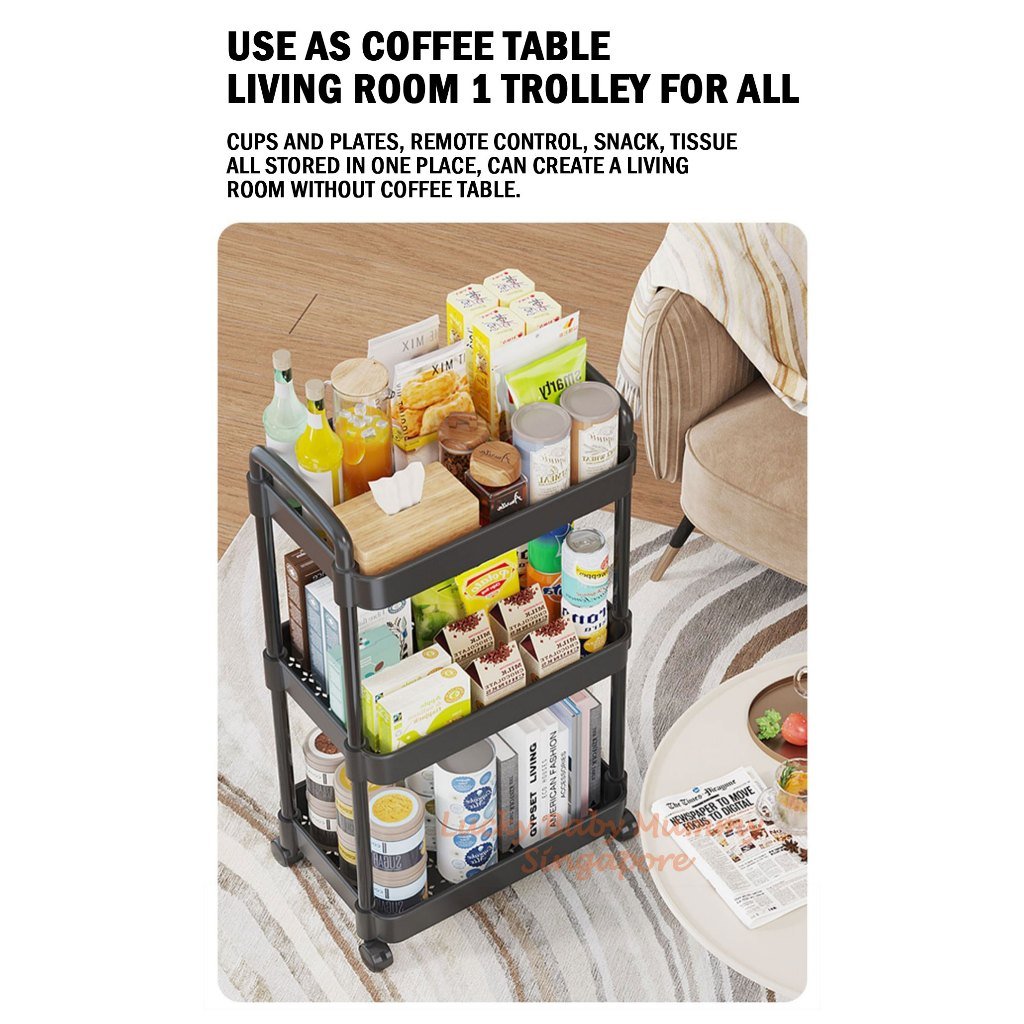 Storage Trolley with Handle
