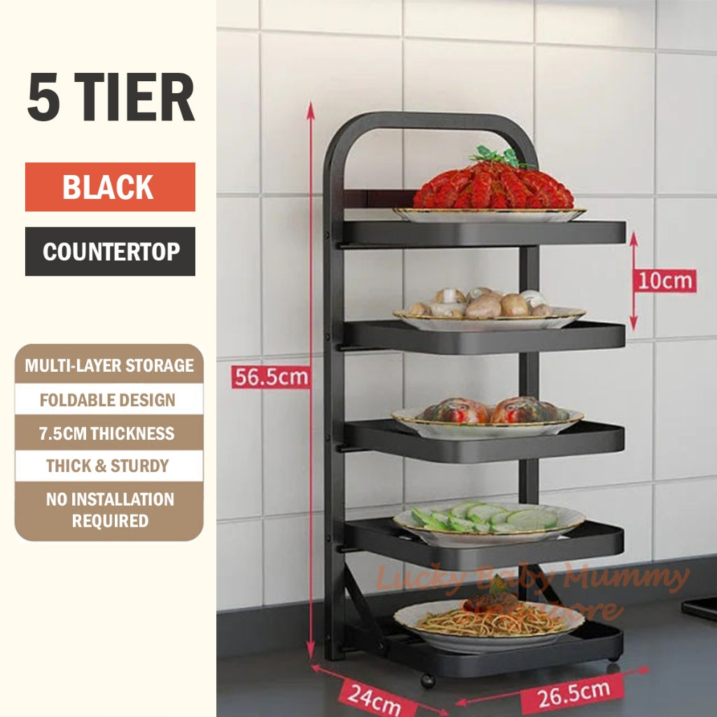 Kitchen Tabletop Side Dish Rack