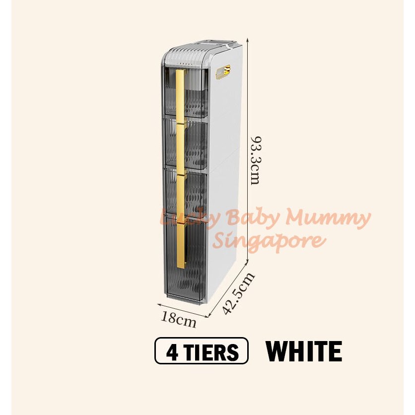 Modern Slim Drawer Storage Rack