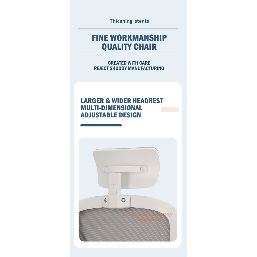 Ergonomic High-back Office Gaming Chair With Adjustable Armrests