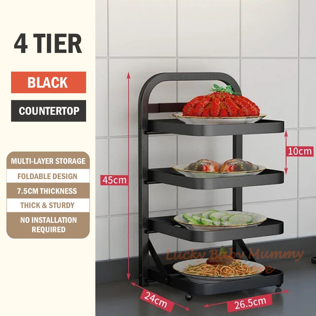 Kitchen Tabletop Side Dish Rack