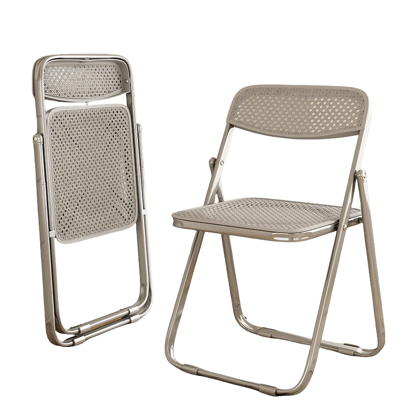 Rattan Design Foldable Chair with Steels Frame
