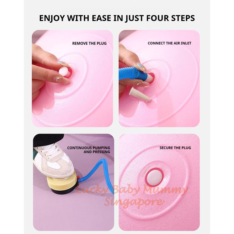 PVC Fitness Yoga Ball With Air Pump/Gym Fitness Balance Ball for Stretching Yoga Pilates