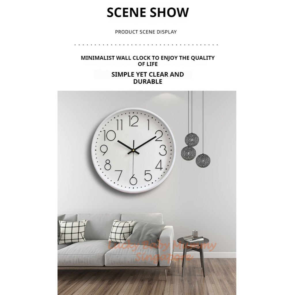 Nate Simple Elegant Wall Clock