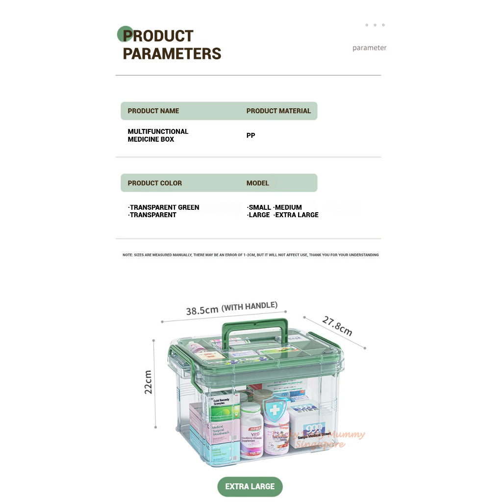 Transparent Medical Box