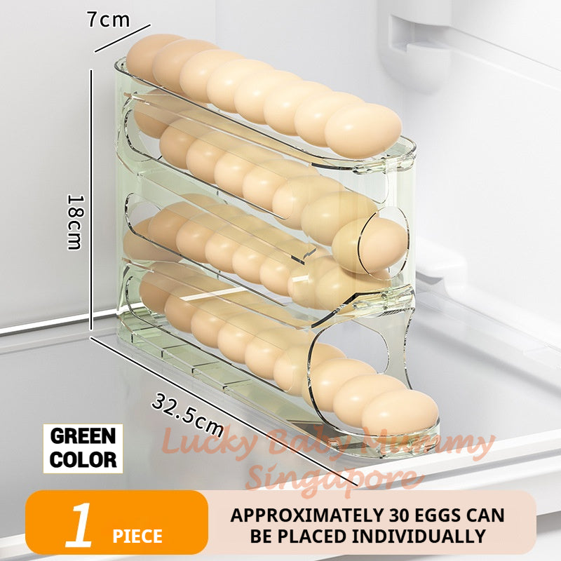 Auto Rolling Egg Storage Rack