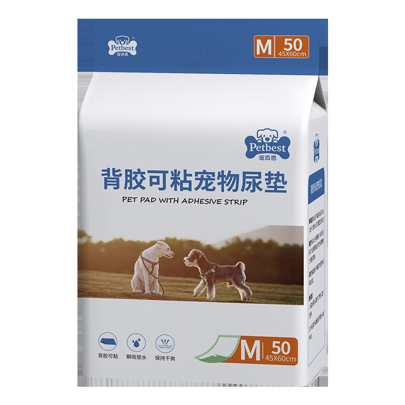 Pet Pad with Adhesive Strip
