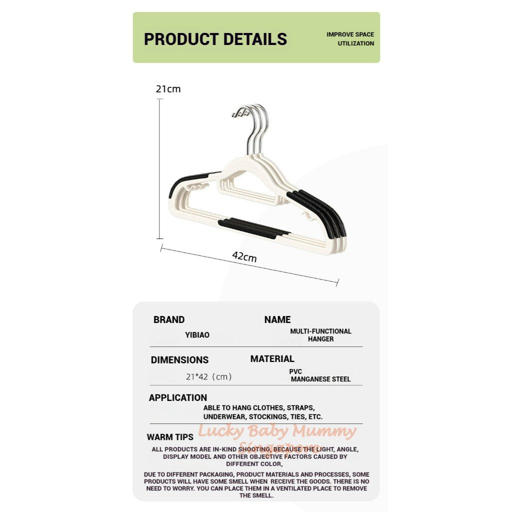 Multifunctional Anti Slip Hangers