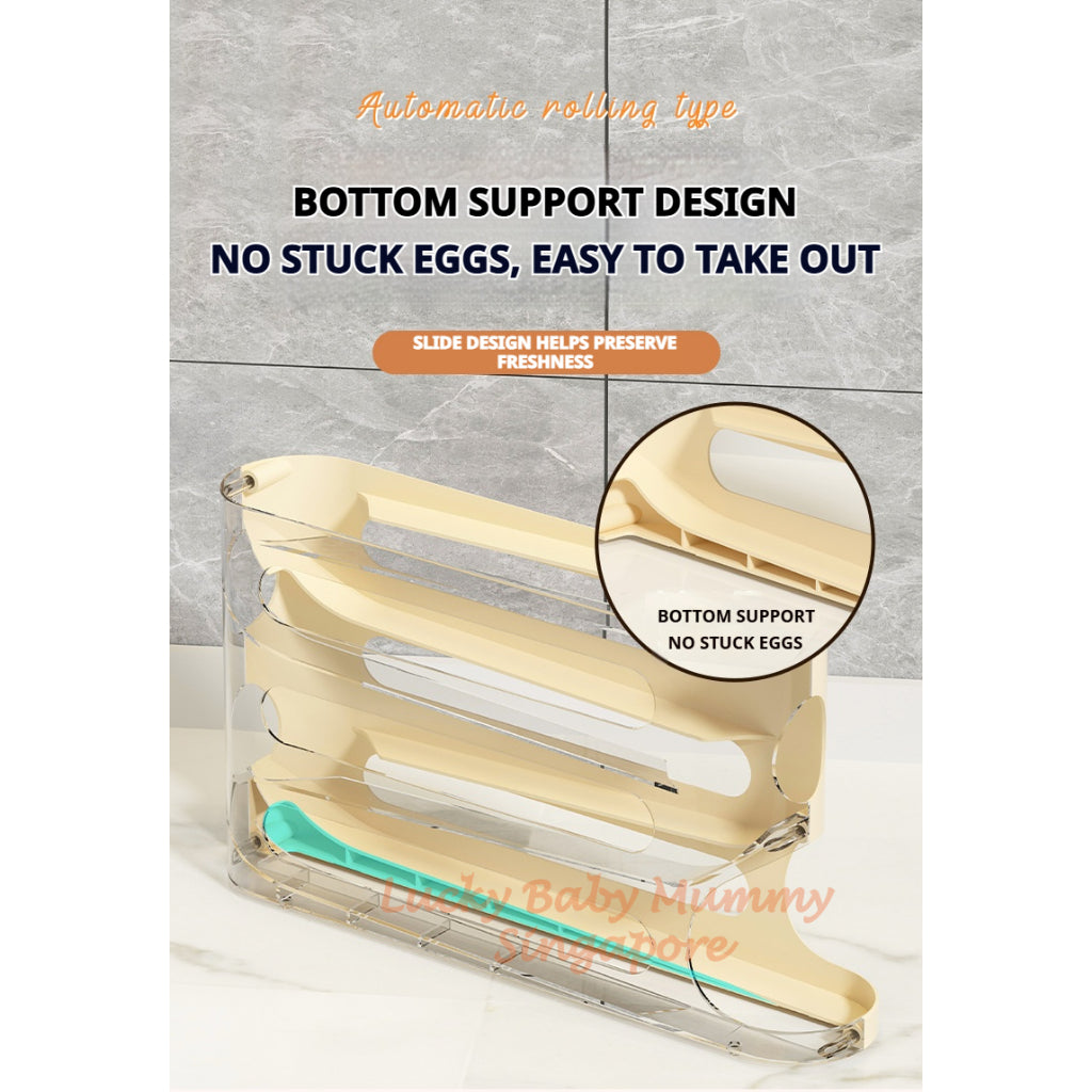 Auto Rolling Egg Storage Rack
