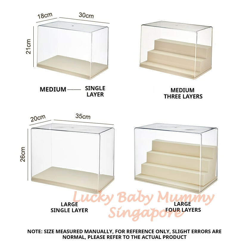 Blind Box Display Case Toy Storage Box/Dustproof Figurine Display Shelf/Acrylic Tiered Showcase