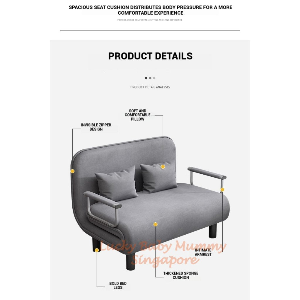 Fabric Foldable Sofabed