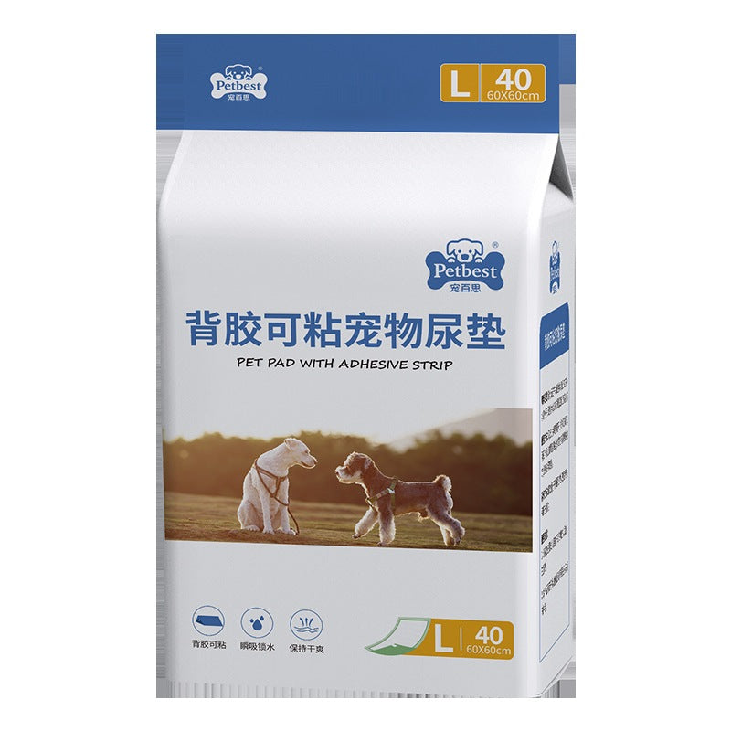 Pet Pad with Adhesive Strip