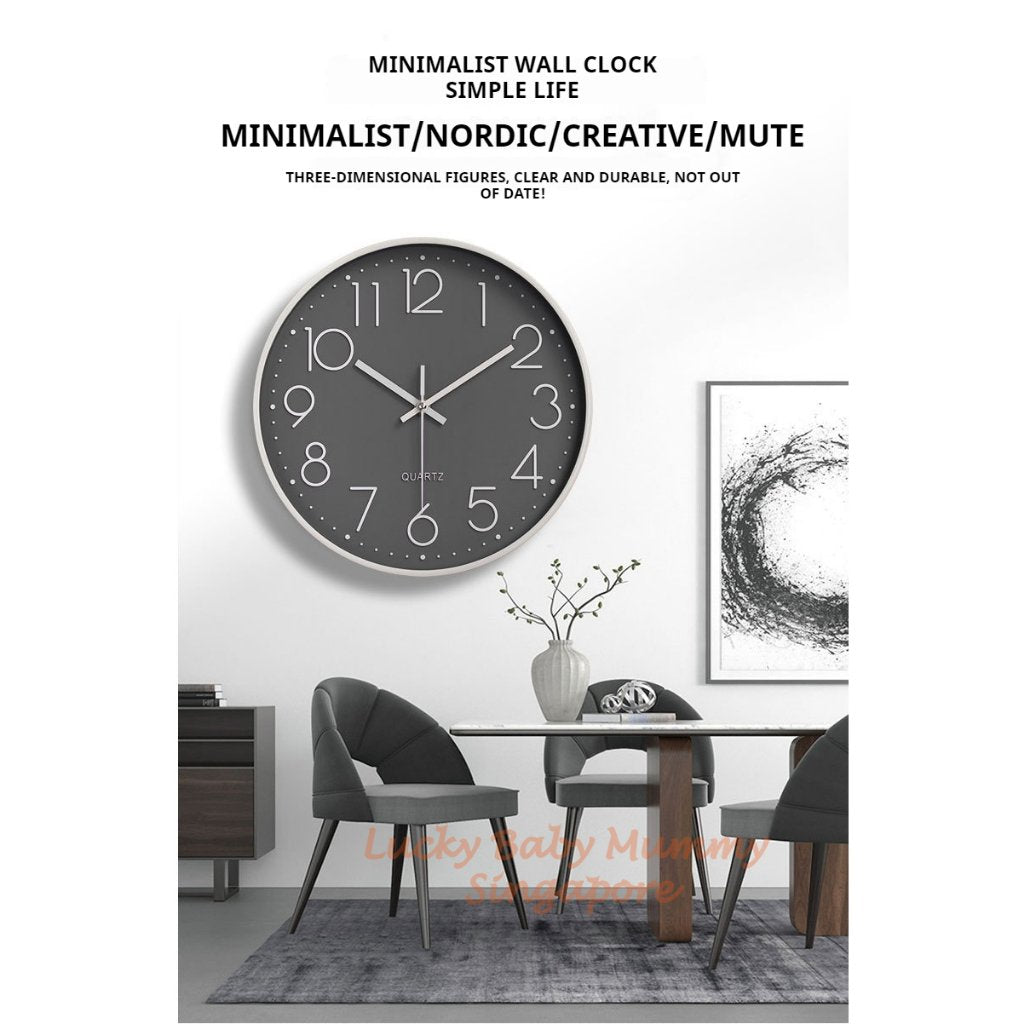 Nate Simple Elegant Wall Clock