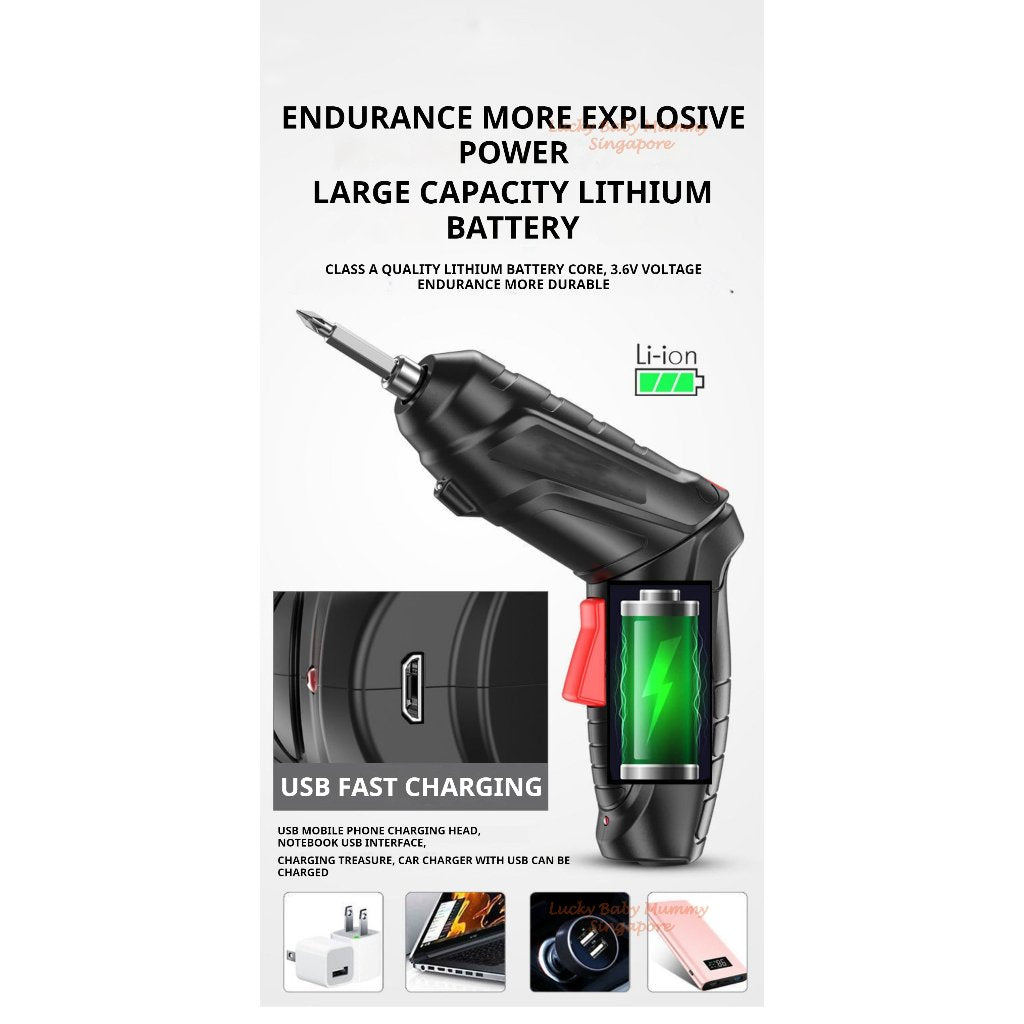 Multifunctional Electric Screwdriver Drill Set