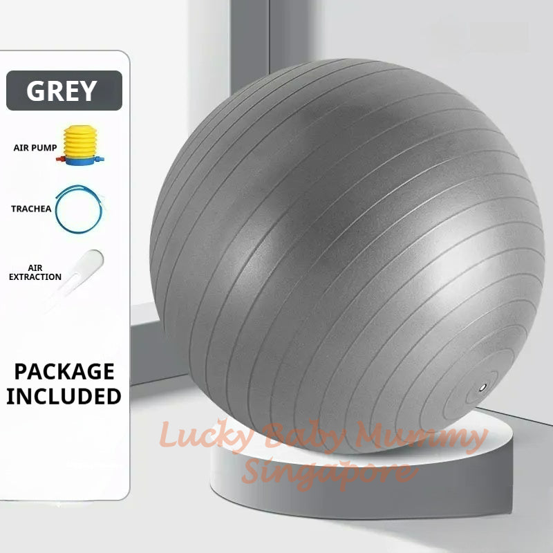 PVC Fitness Yoga Ball With Air Pump/Gym Fitness Balance Ball for Stretching Yoga Pilates