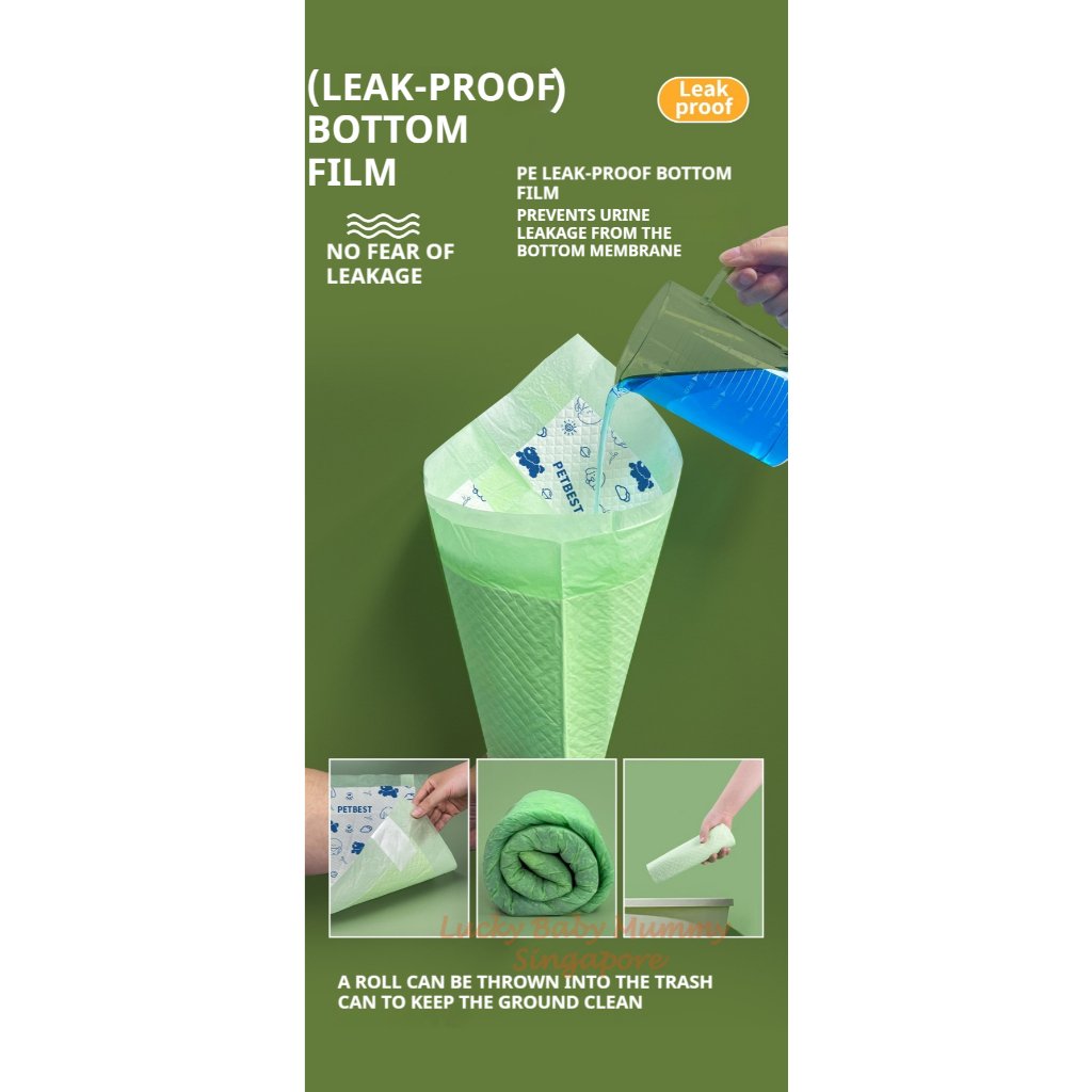 Pet Pad with Adhesive Strip