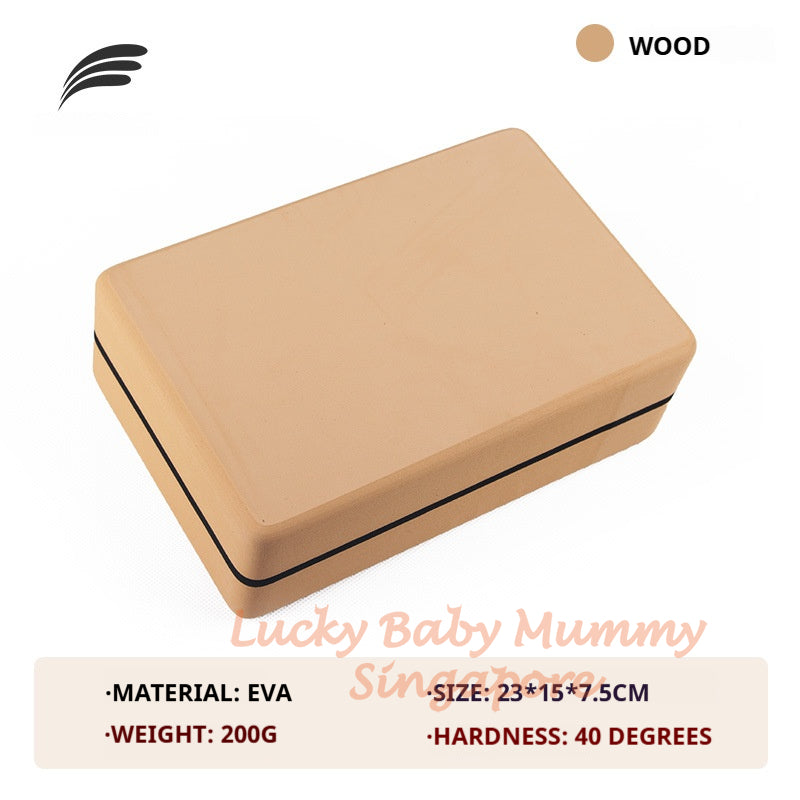 EVA Yoga Block 200g/High Density Non Slip Foam Brick for Stretching & Pilates, Poses